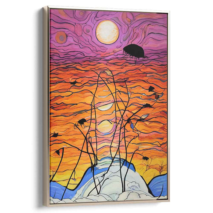 Line Art Sunset #203