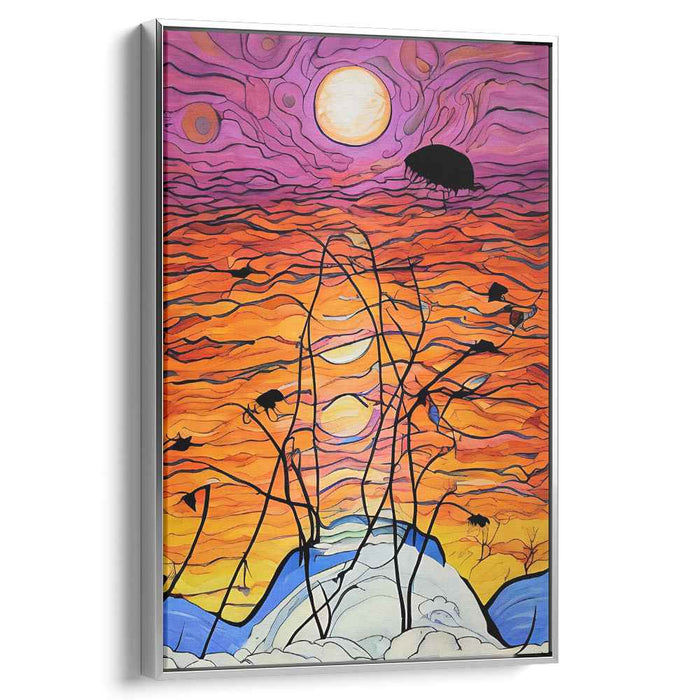 Line Art Sunset #203