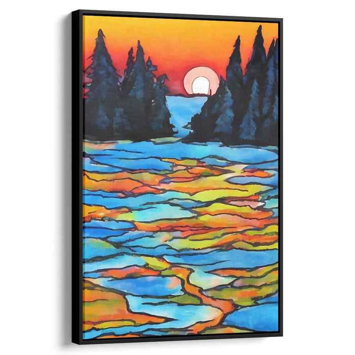 Twilight Path of Evergreen Existence: Vibrant Pathways Through Evergreen Twilight