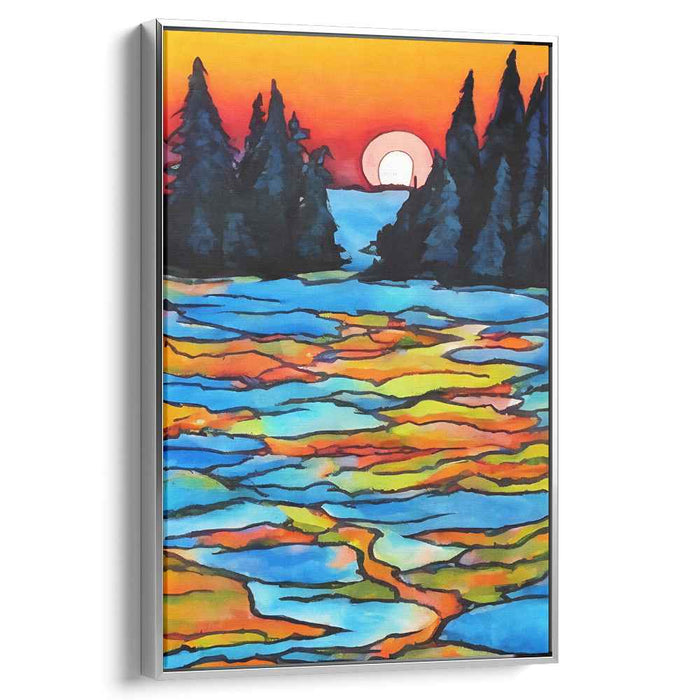 Twilight Path of Evergreen Existence: Vibrant Pathways Through Evergreen Twilight