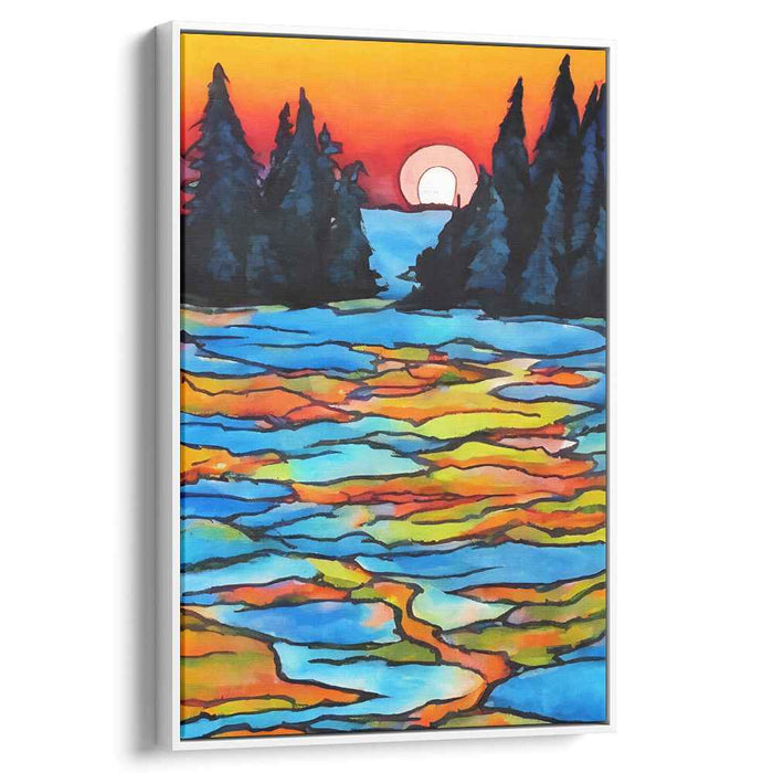 Twilight Path of Evergreen Existence: Vibrant Pathways Through Evergreen Twilight