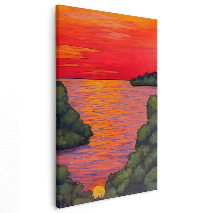 Line Art Sunset #210