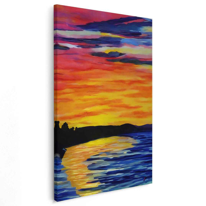 Line Art Sunset #242