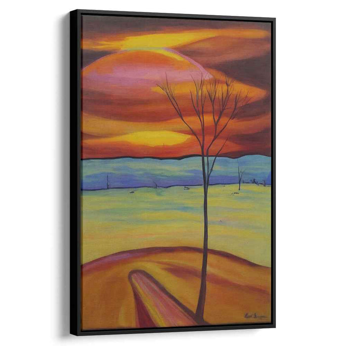 Mystical Dimensions: Surreal Landscape Canvas Art Print