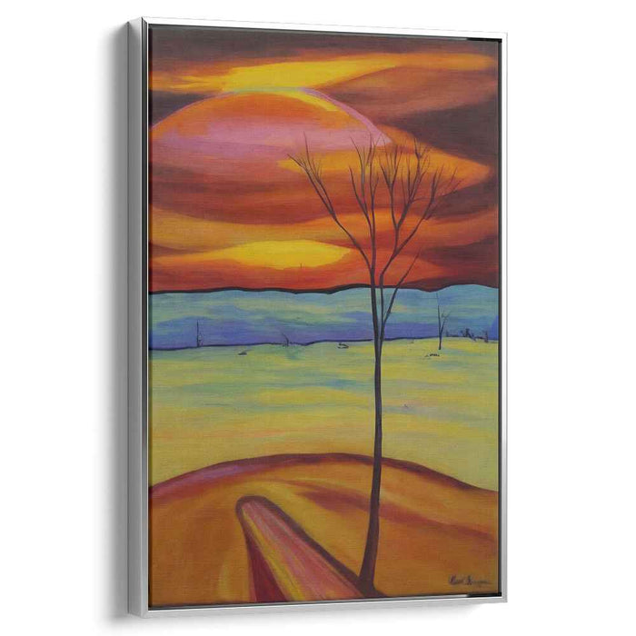 Mystical Dimensions: Surreal Landscape Canvas Art Print