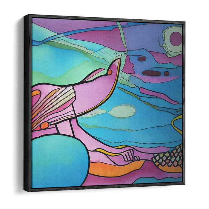 Transcendent Illusion: Abstract Surrealist Fantasy Canvas Art Print