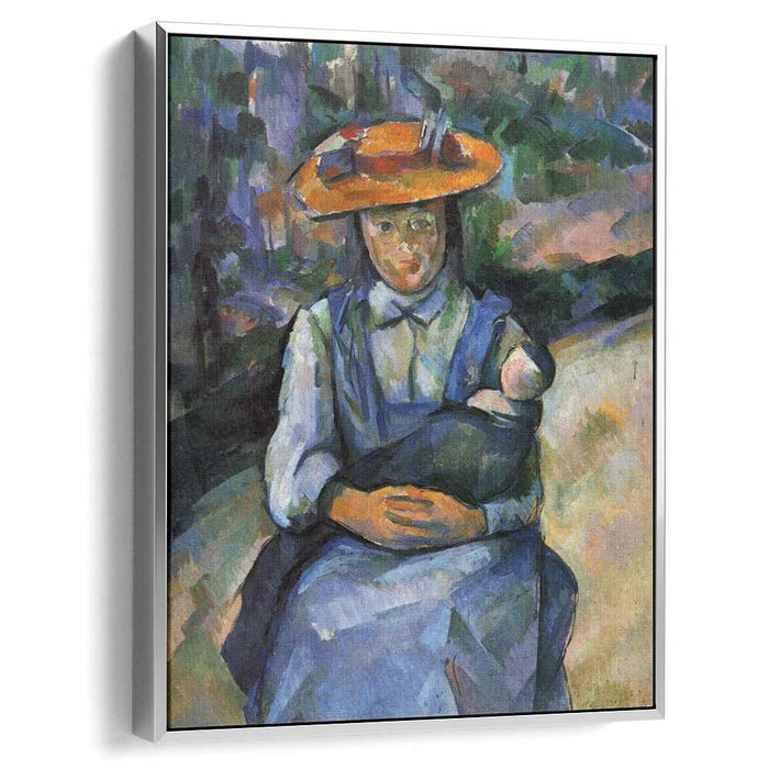 Little Girl with a Doll (1904) by Paul Cezanne