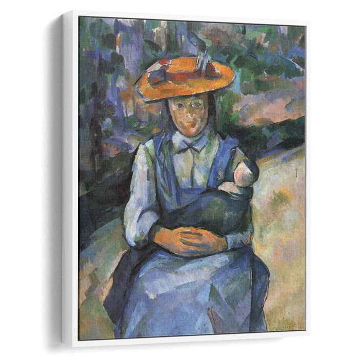 Little Girl with a Doll (1904) by Paul Cezanne