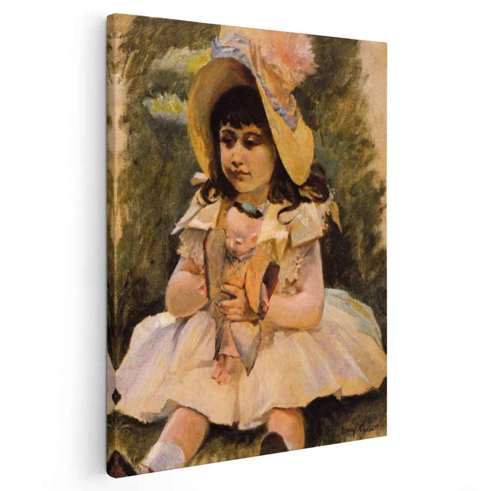 Little Girl with a Japanese Doll (1892) by Mary Cassatt