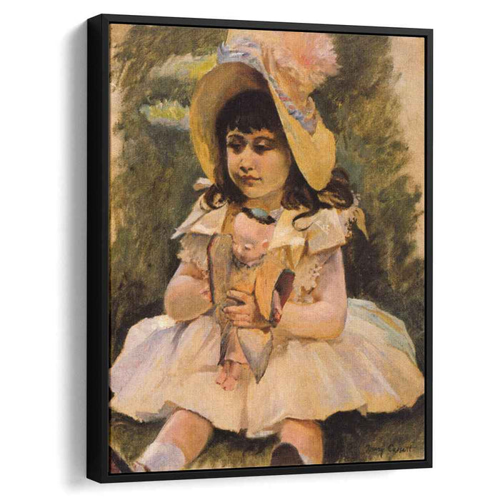 Little Girl with a Japanese Doll (1892) by Mary Cassatt