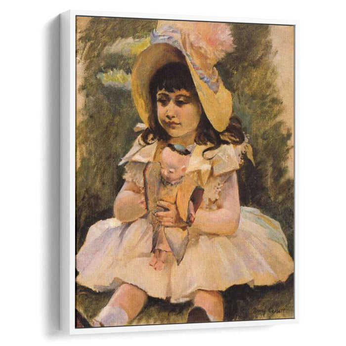 Little Girl with a Japanese Doll (1892) by Mary Cassatt