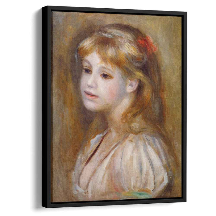 Little Girl with a Red Hair Knot (1890) by Pierre-Auguste Renoir