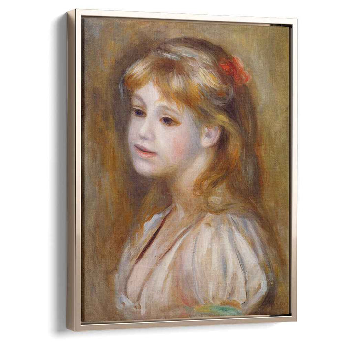 Little Girl with a Red Hair Knot (1890) by Pierre-Auguste Renoir