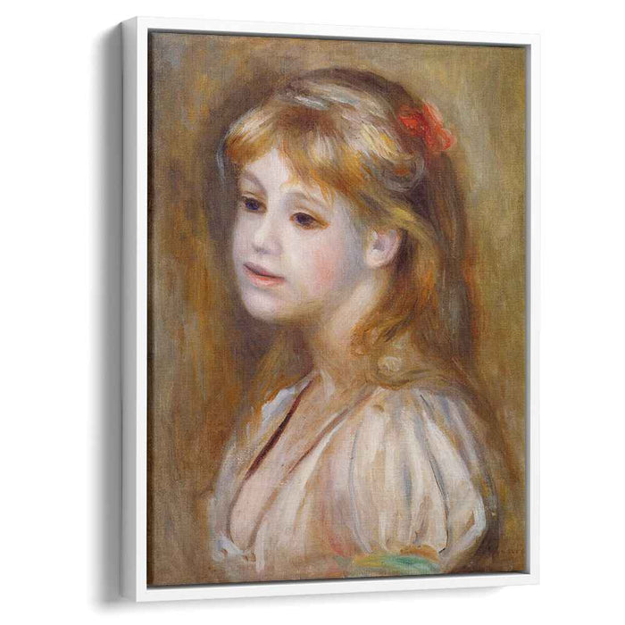 Little Girl with a Red Hair Knot (1890) by Pierre-Auguste Renoir