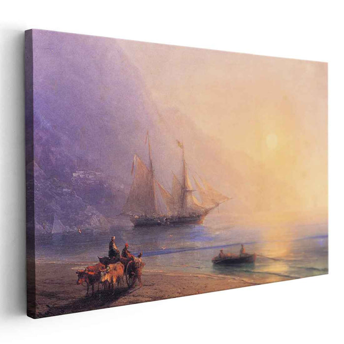 Loading Provisions off the Crimean Coast (1876) by Ivan Aivazovsky