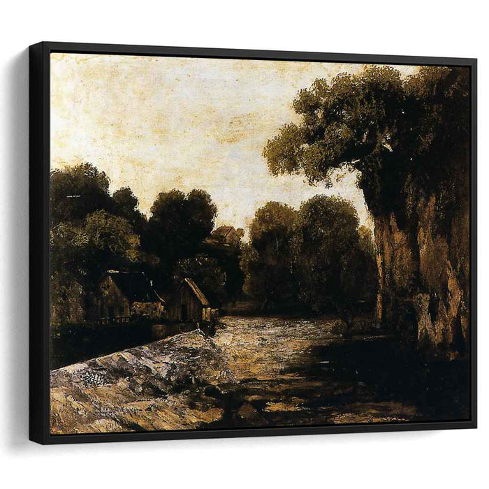 Locks on the Loue (1865) by Gustave Courbet