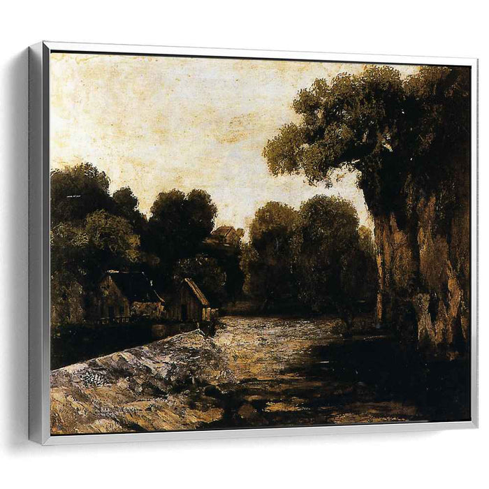 Locks on the Loue (1865) by Gustave Courbet