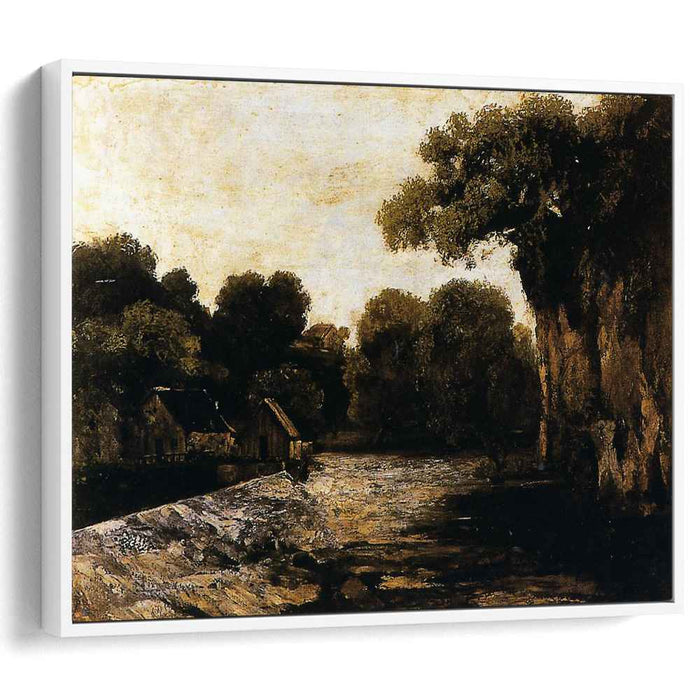 Locks on the Loue (1865) by Gustave Courbet