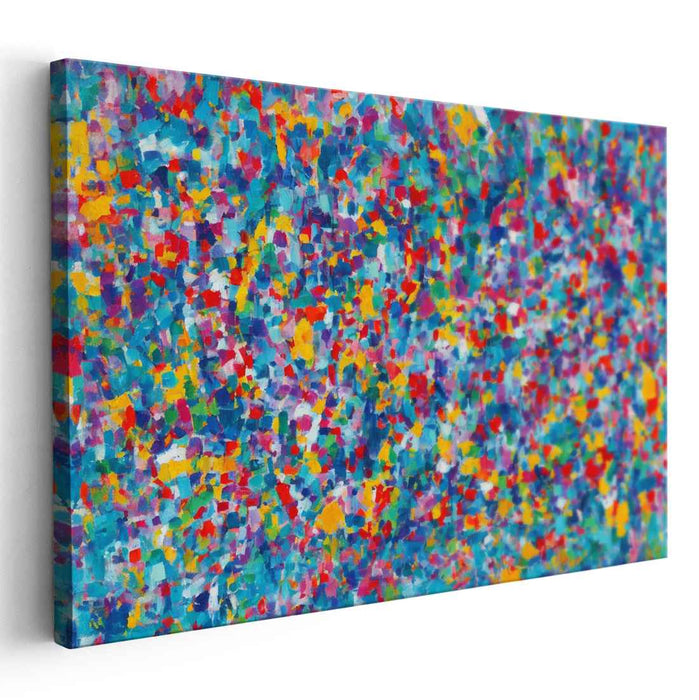 Vibrant Emotions on Canvas: Abstract Expressionist Canvas Art Print