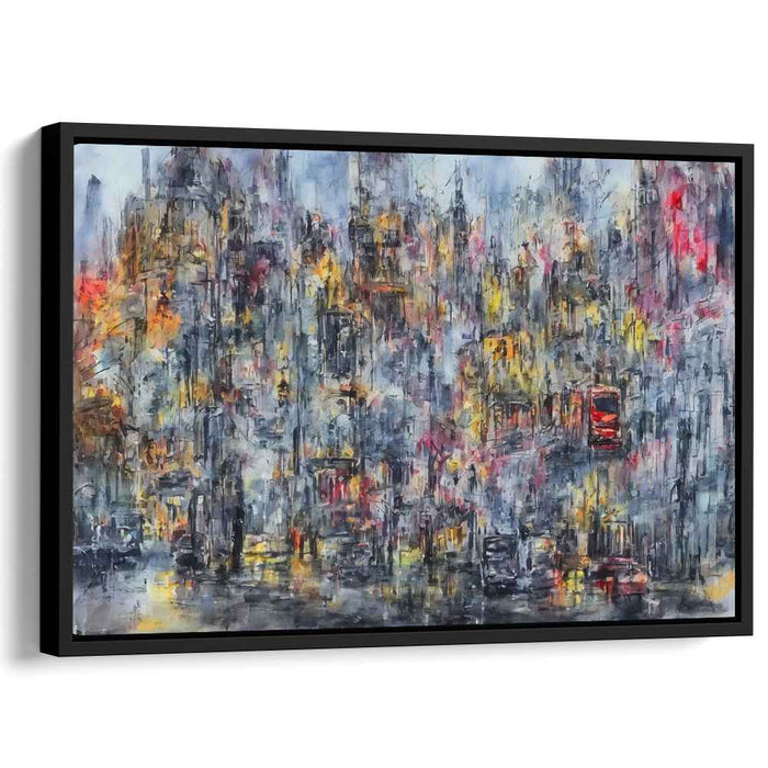 Urbane Impressions: Impressionist Metropolis Canvas Art Print
