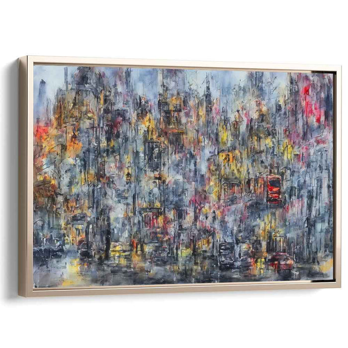 Urbane Impressions: Impressionist Metropolis Canvas Art Print