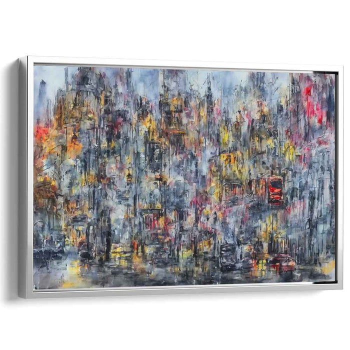 Urbane Impressions: Impressionist Metropolis Canvas Art Print