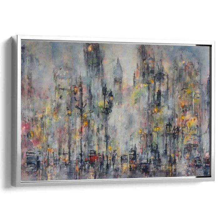 Rain-Kissed Metropolis: A Symphony of Light and Color