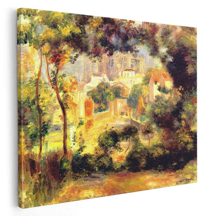 Looking out at the Sacre Coeur (1896) by Pierre-Auguste Renoir