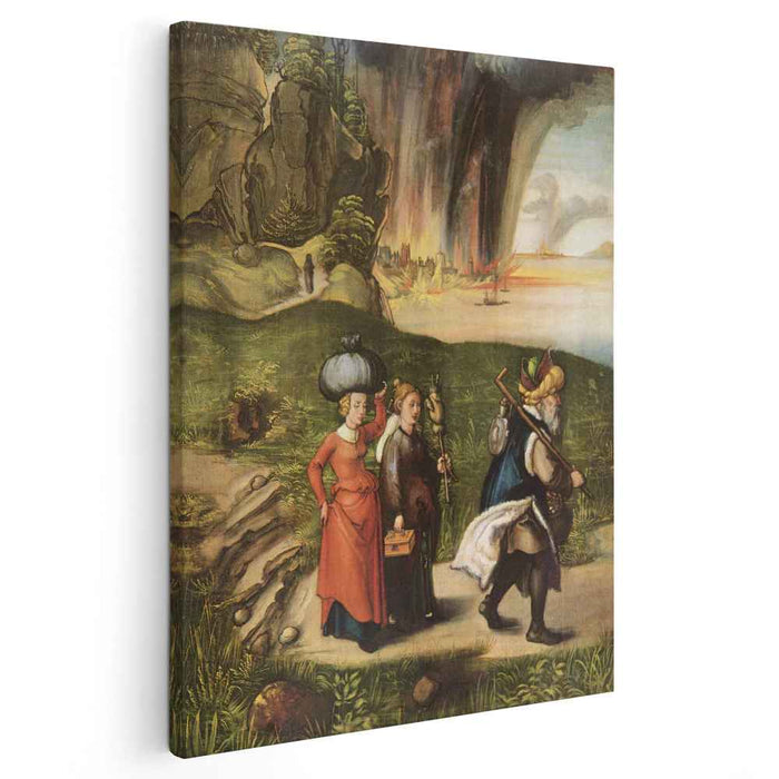 Lot's escape (1496) by Albrecht Durer