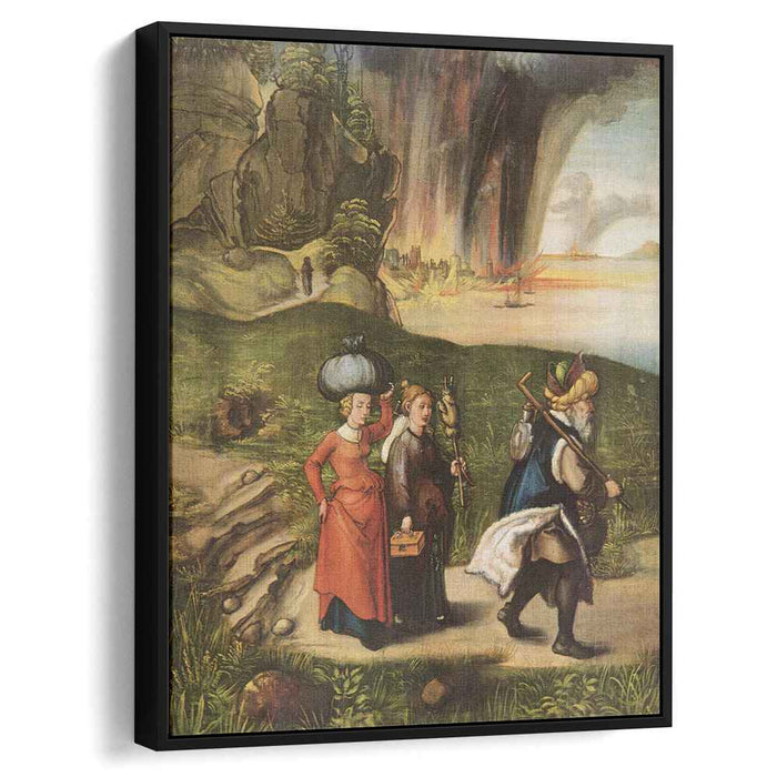 Lot's escape (1496) by Albrecht Durer