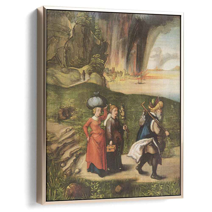 Lot's escape (1496) by Albrecht Durer
