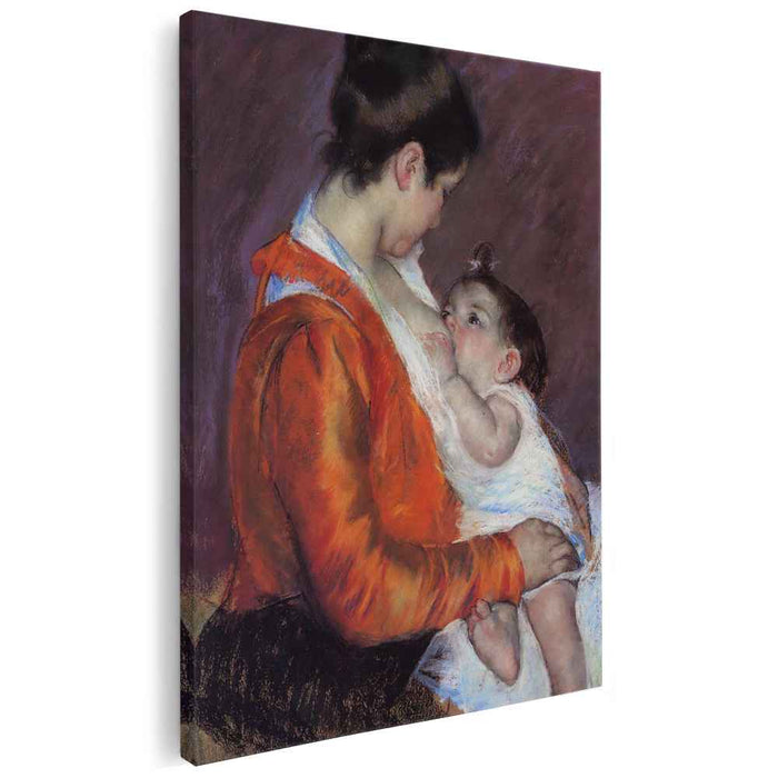 Louise Nursing Her Child (1898) by Mary Cassatt