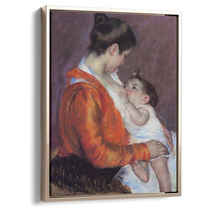 Louise Nursing Her Child (1898) by Mary Cassatt