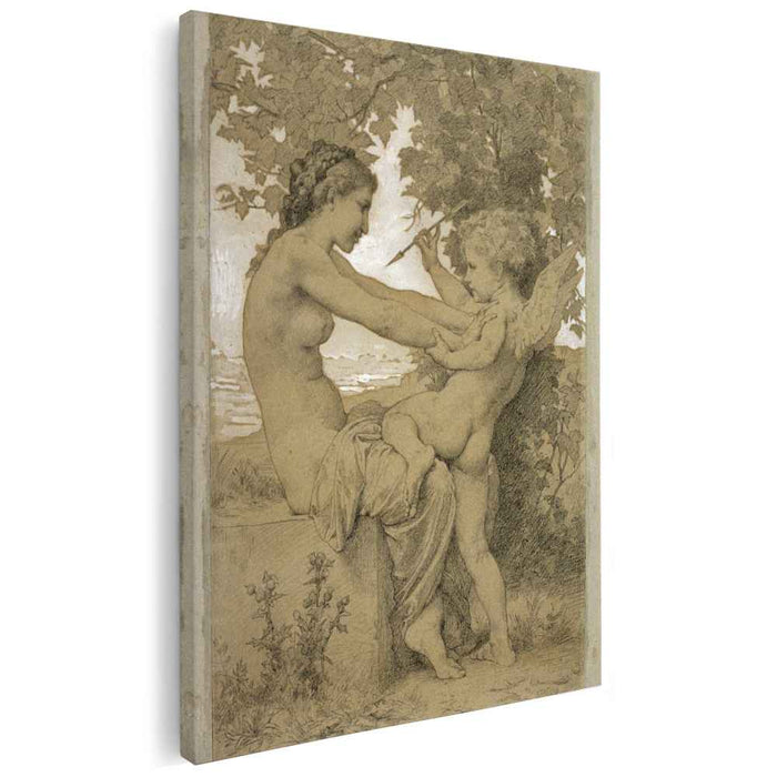 Love`s Resistance (1885) by William-Adolphe Bouguereau