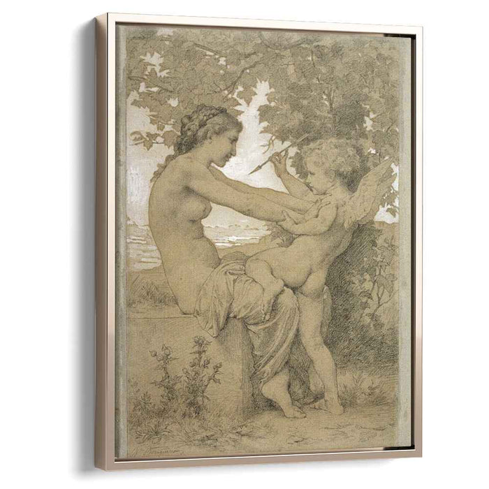 Love`s Resistance (1885) by William-Adolphe Bouguereau