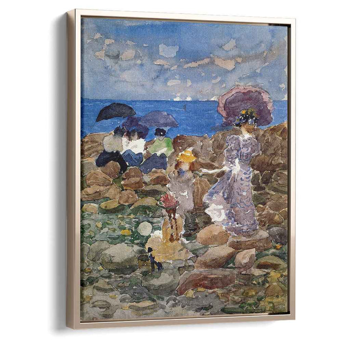 Low Tide (1897) by Maurice Prendergast