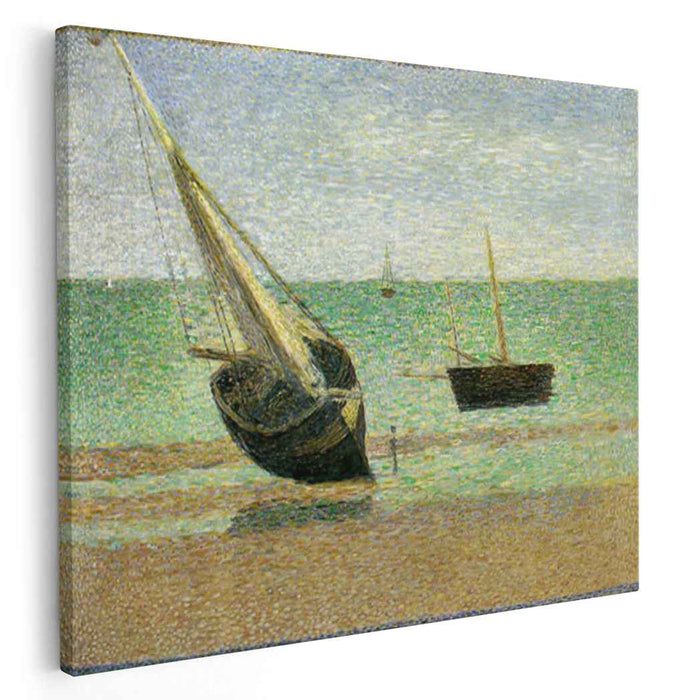 Low Tide at Grandcamp (1885) by Georges Seurat