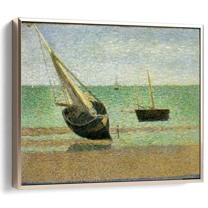 Low Tide at Grandcamp (1885) by Georges Seurat