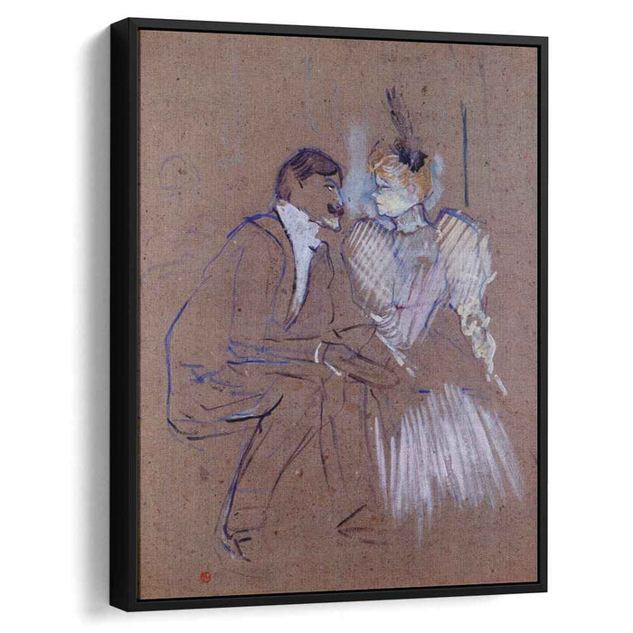 Lucien Guitry and Granne Granier (1895) by Henri de Toulouse-Lautrec