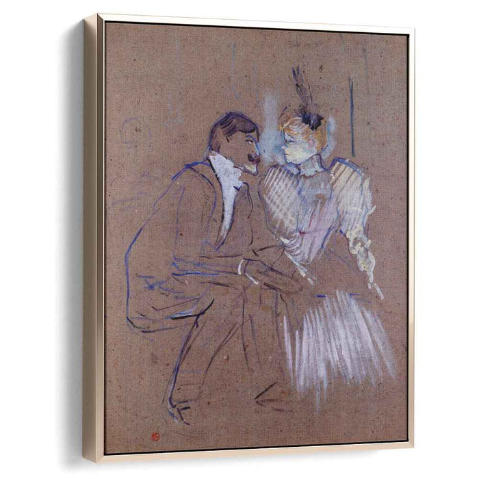 Lucien Guitry and Granne Granier (1895) by Henri de Toulouse-Lautrec
