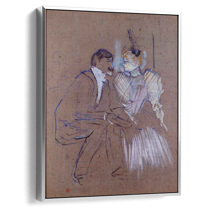 Lucien Guitry and Granne Granier (1895) by Henri de Toulouse-Lautrec