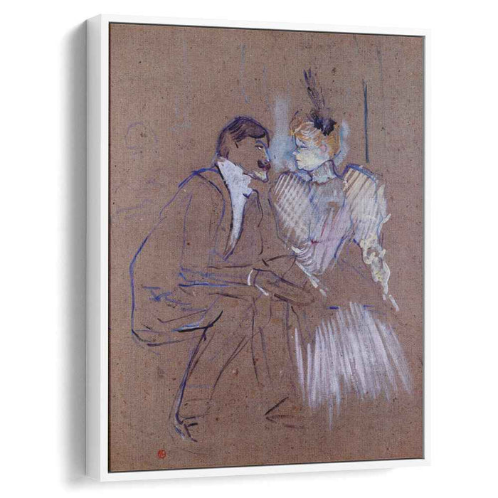 Lucien Guitry and Granne Granier (1895) by Henri de Toulouse-Lautrec