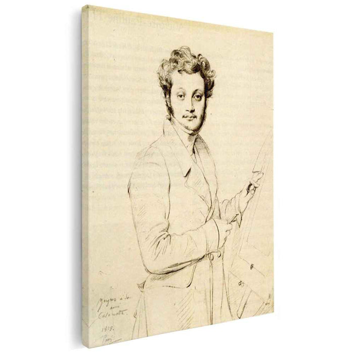 Luigi Calamatta by Jean Auguste Dominique Ingres