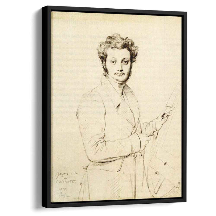 Luigi Calamatta by Jean Auguste Dominique Ingres