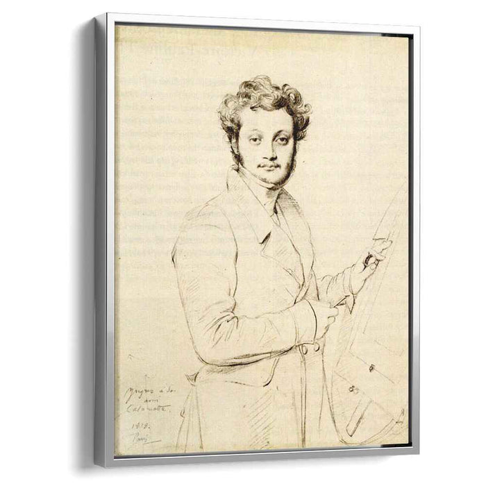 Luigi Calamatta by Jean Auguste Dominique Ingres