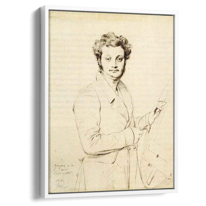 Luigi Calamatta by Jean Auguste Dominique Ingres