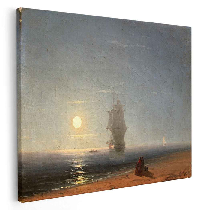 Lunar night (1857) by Ivan Aivazovsky
