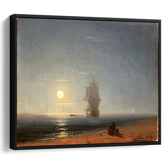 Lunar night (1857) by Ivan Aivazovsky
