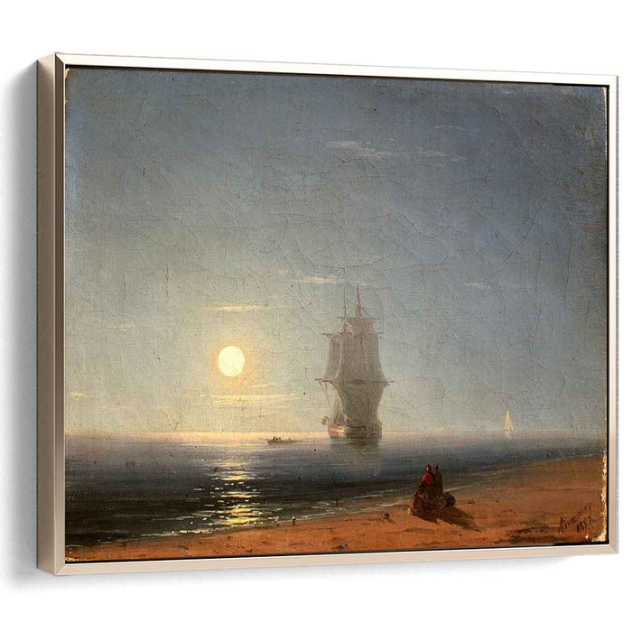 Lunar night (1857) by Ivan Aivazovsky
