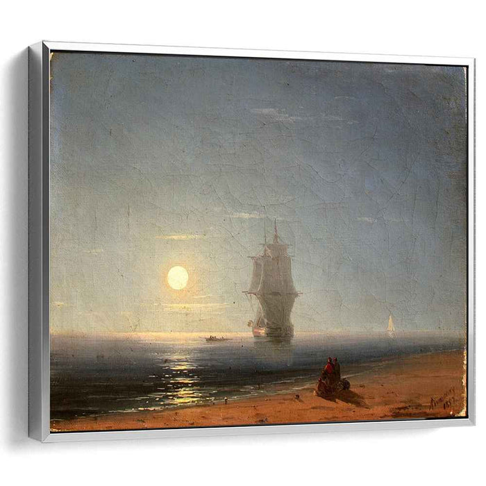 Lunar night (1857) by Ivan Aivazovsky